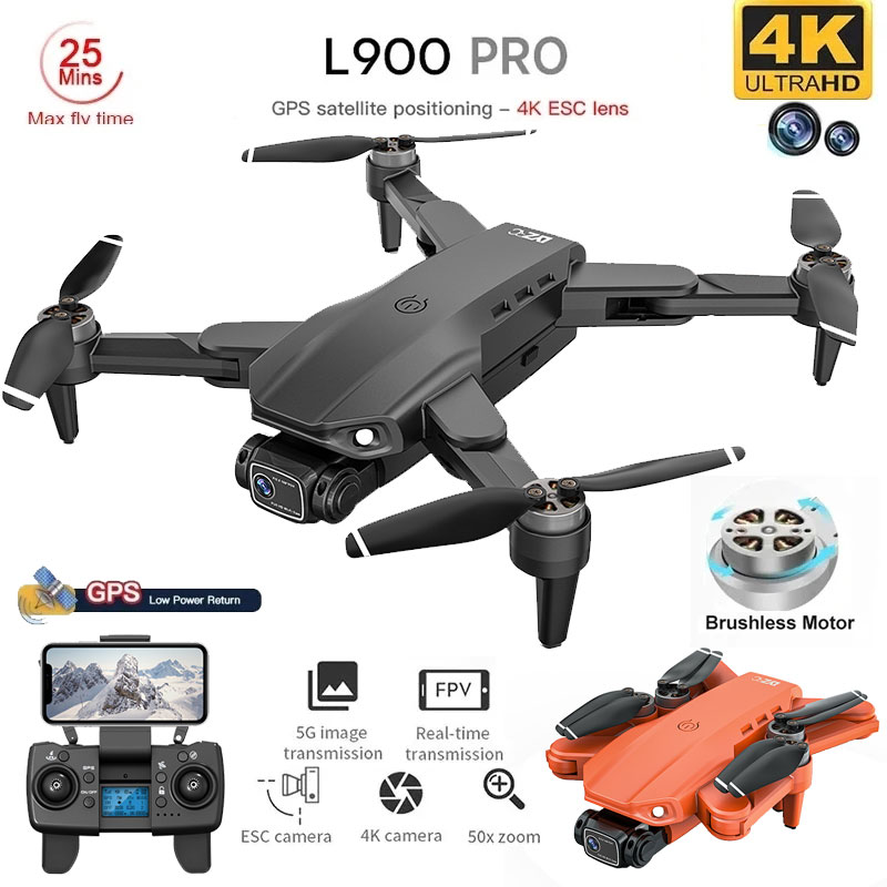 Rc Helicopter Case - L900 Pro GPS Drone 4K Profesjonalny