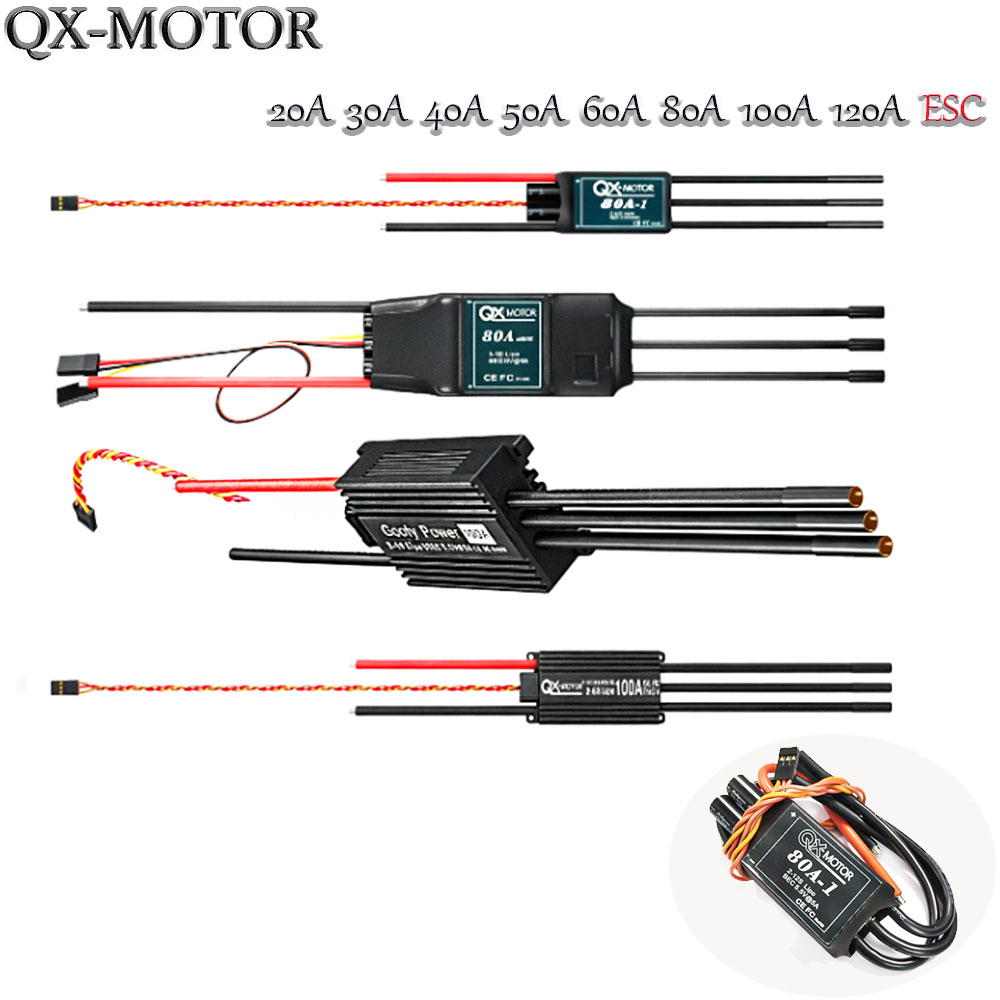 Rc Helicopter Battery - Regulator obrotów bezszczotkowy 20A-120A kompatybilny z