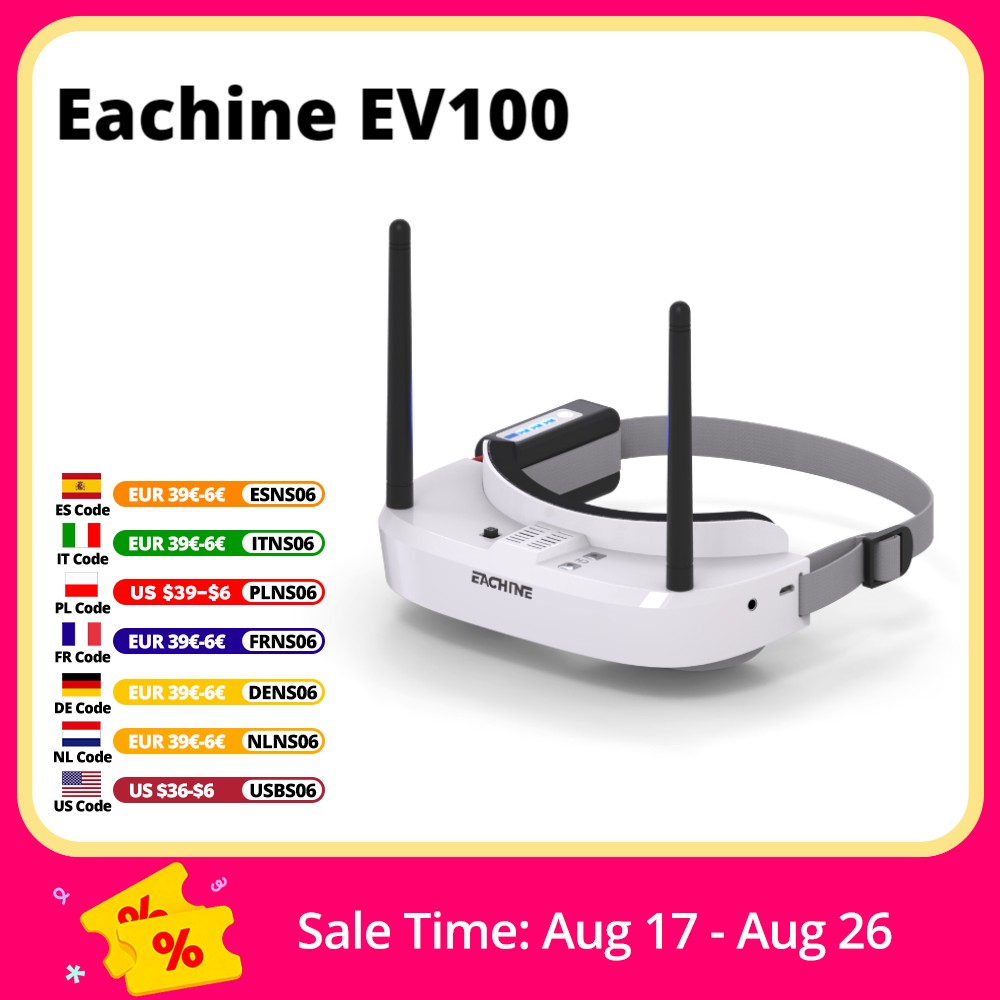 Rc Helicopter Case - Eachine EV100 720*540 5.8G 72CH gogle