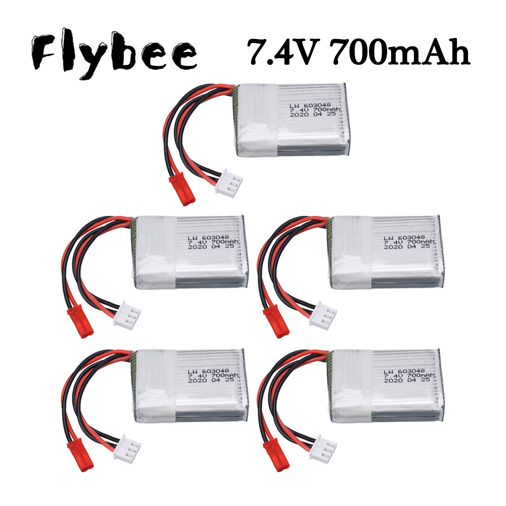 Rc Helicopter Battery - Akumulator Lipo 7.4V 700mAh 25c do