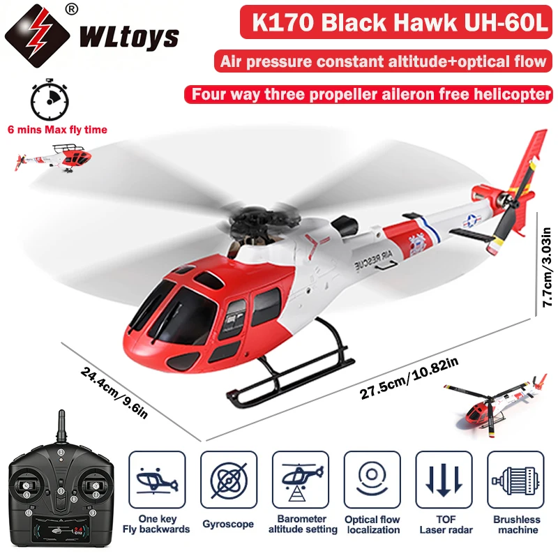 Helikopter RC WLtoys 4CH K150- – Rc Helicopter Gas recenzja i cena