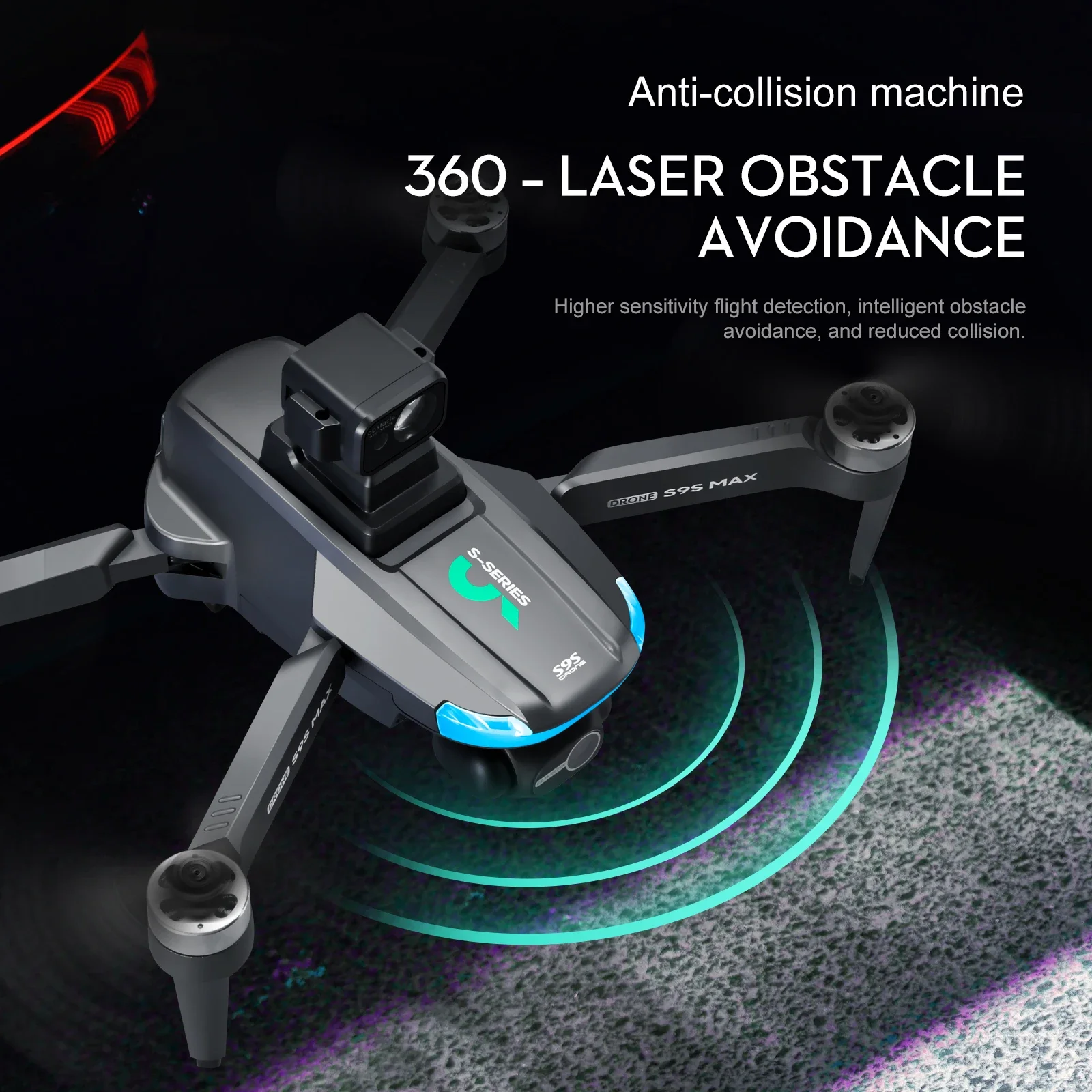 NOWOŚĆ S9S MAX MINI Drone 4K 2 – Rc Helicopter Case recenzja i cena