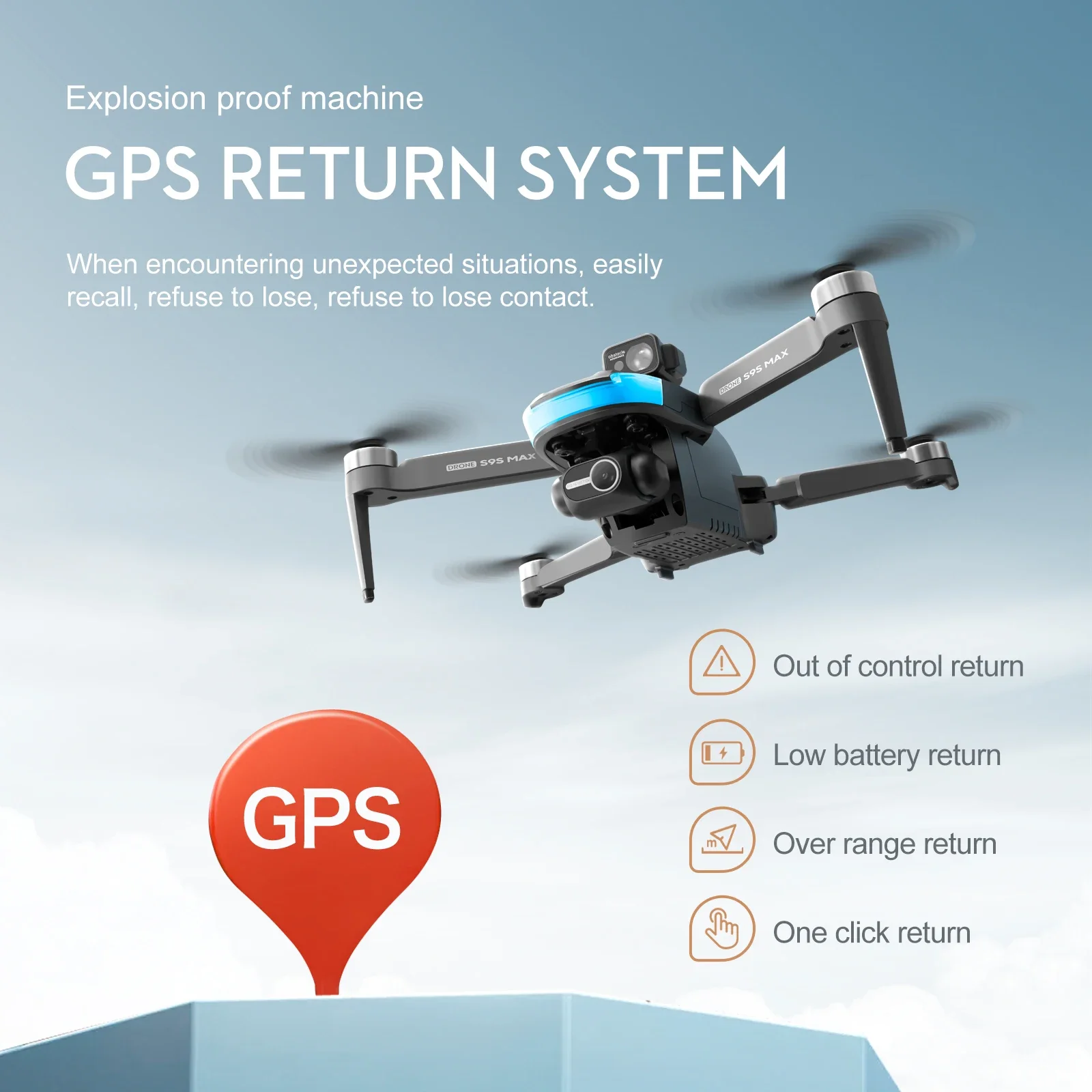 NOWOŚĆ S9S MAX MINI Drone 4K 2 – Rc Helicopter Case recenzja i cena