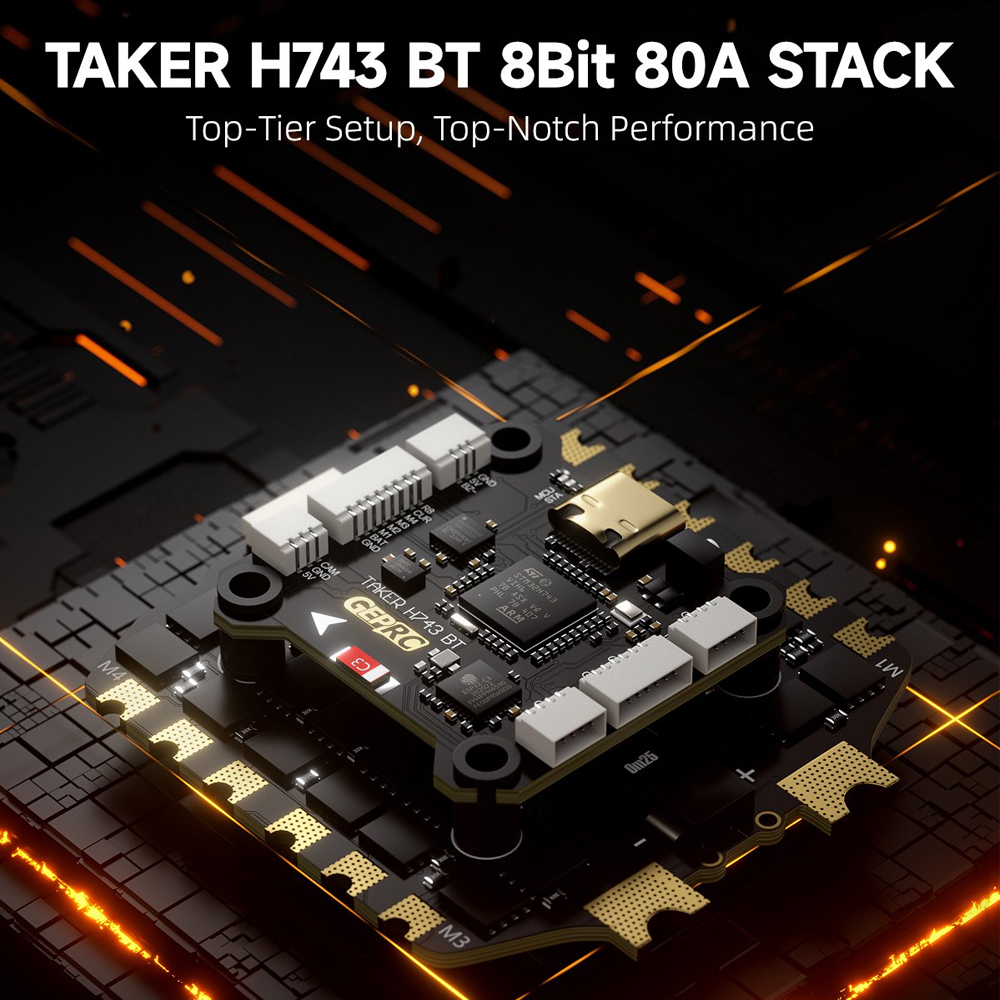 GEPRC TAKER H743 BT 8Bit 80A S – Rc Helicopter Case recenzja i cena