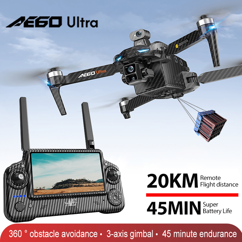 Profesjonalny dron AE60 GPS z  – Rc Helicopter Charger recenzja i cena